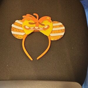 Halloween Headband -Anxiety From Inside Out Orange and Yellow